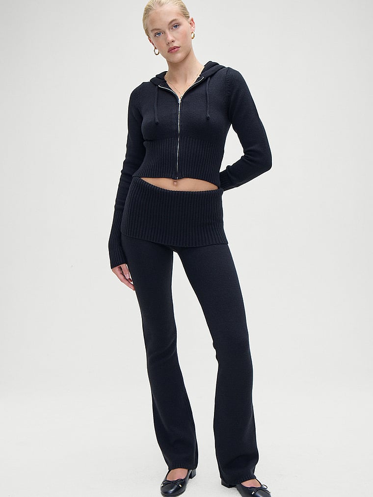 Frankies Bikinis Aimee Cloud Knit Hoodie