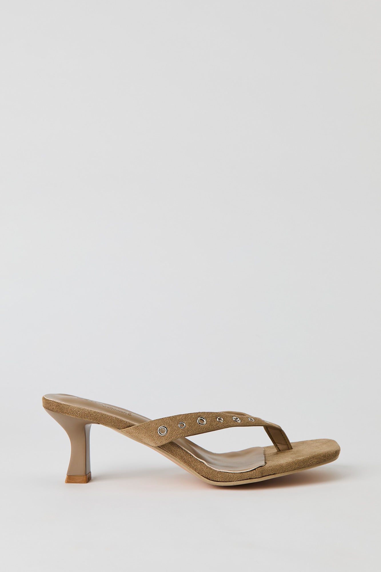Kitten Heel Thong Sandal