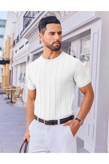 Men's T- Shirts Short Sleeve Knit