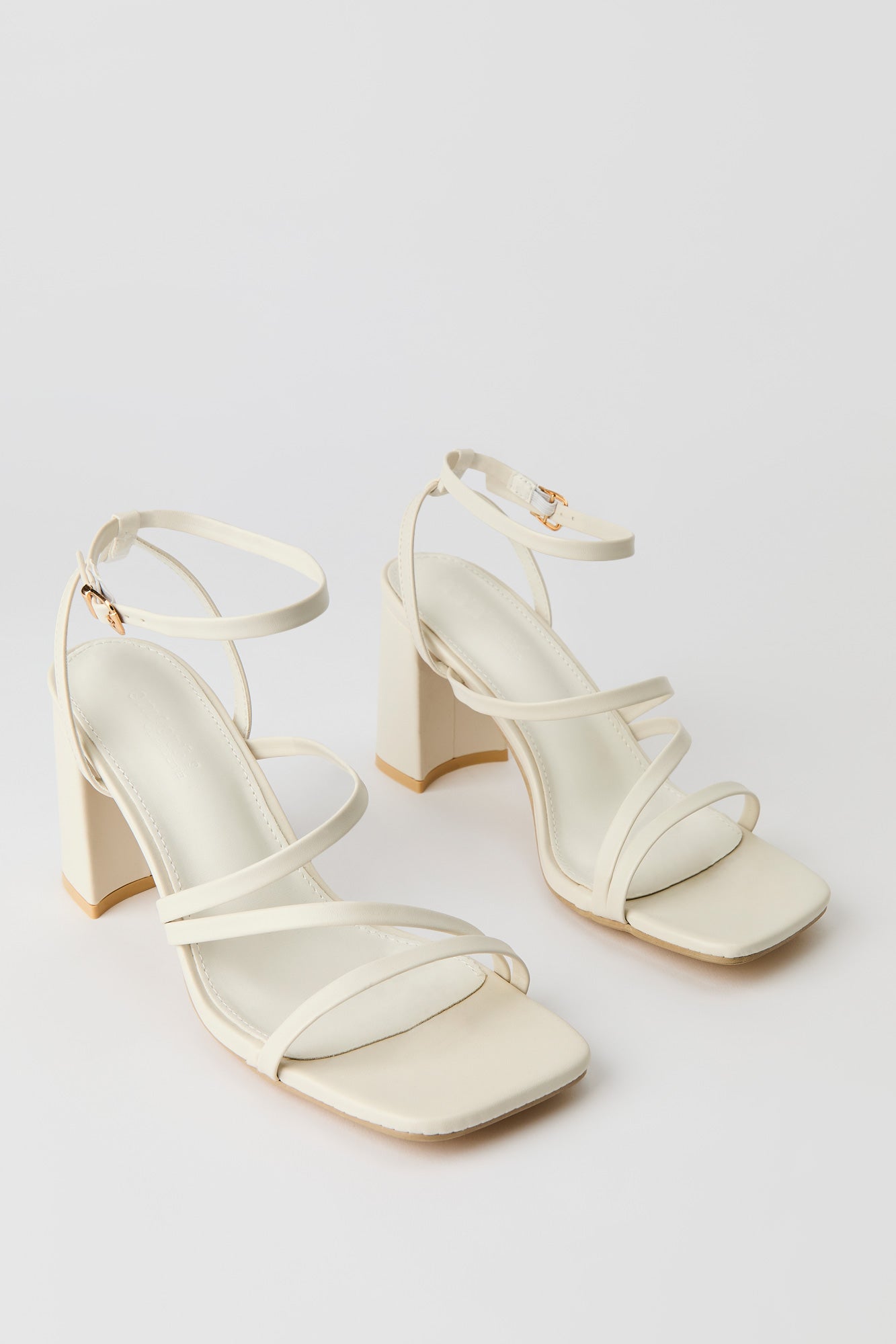 Strappy Ankle Strap Heeled Sandal