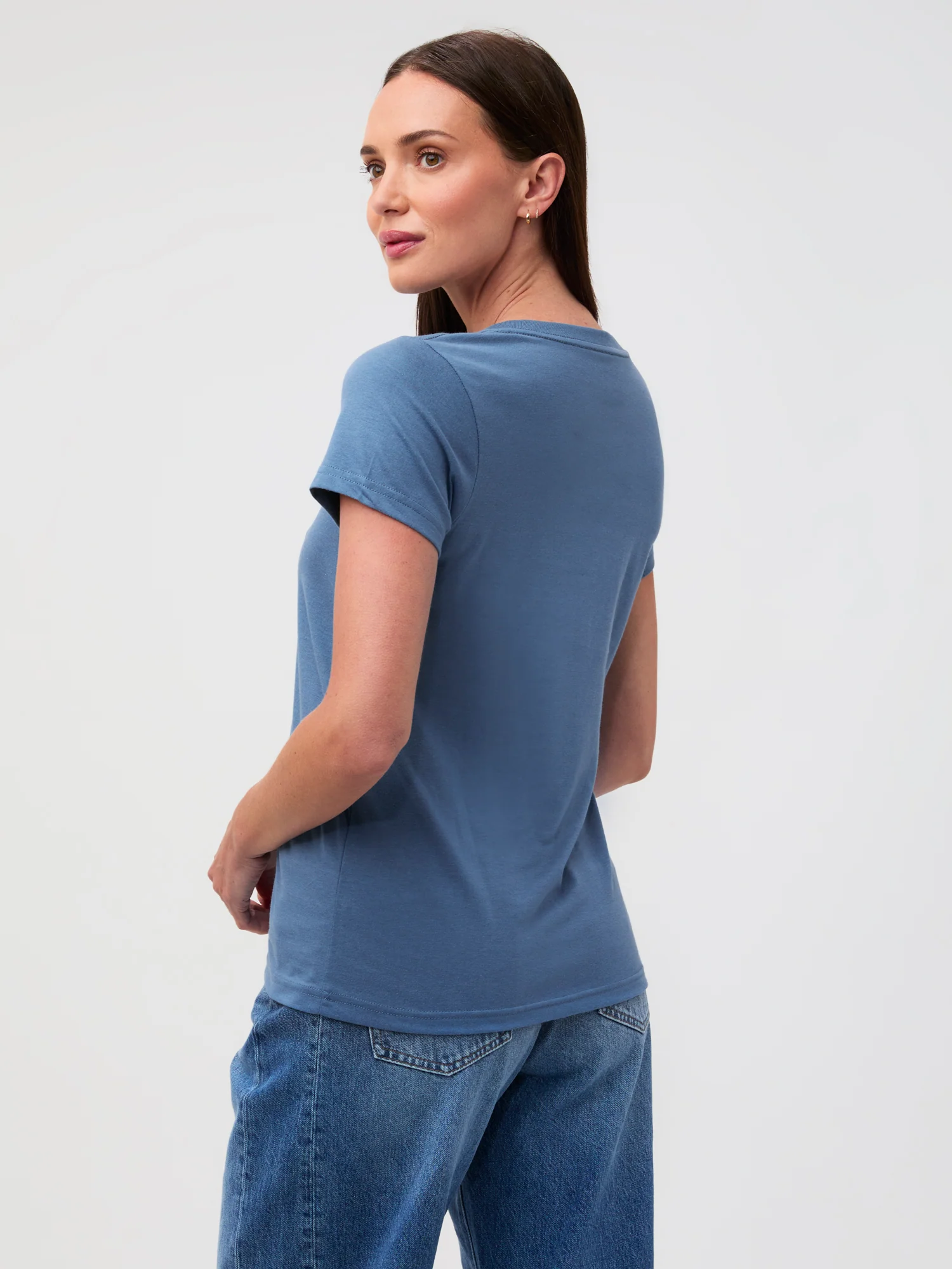 Monsoon Blue Everyday Crew Neck Tee