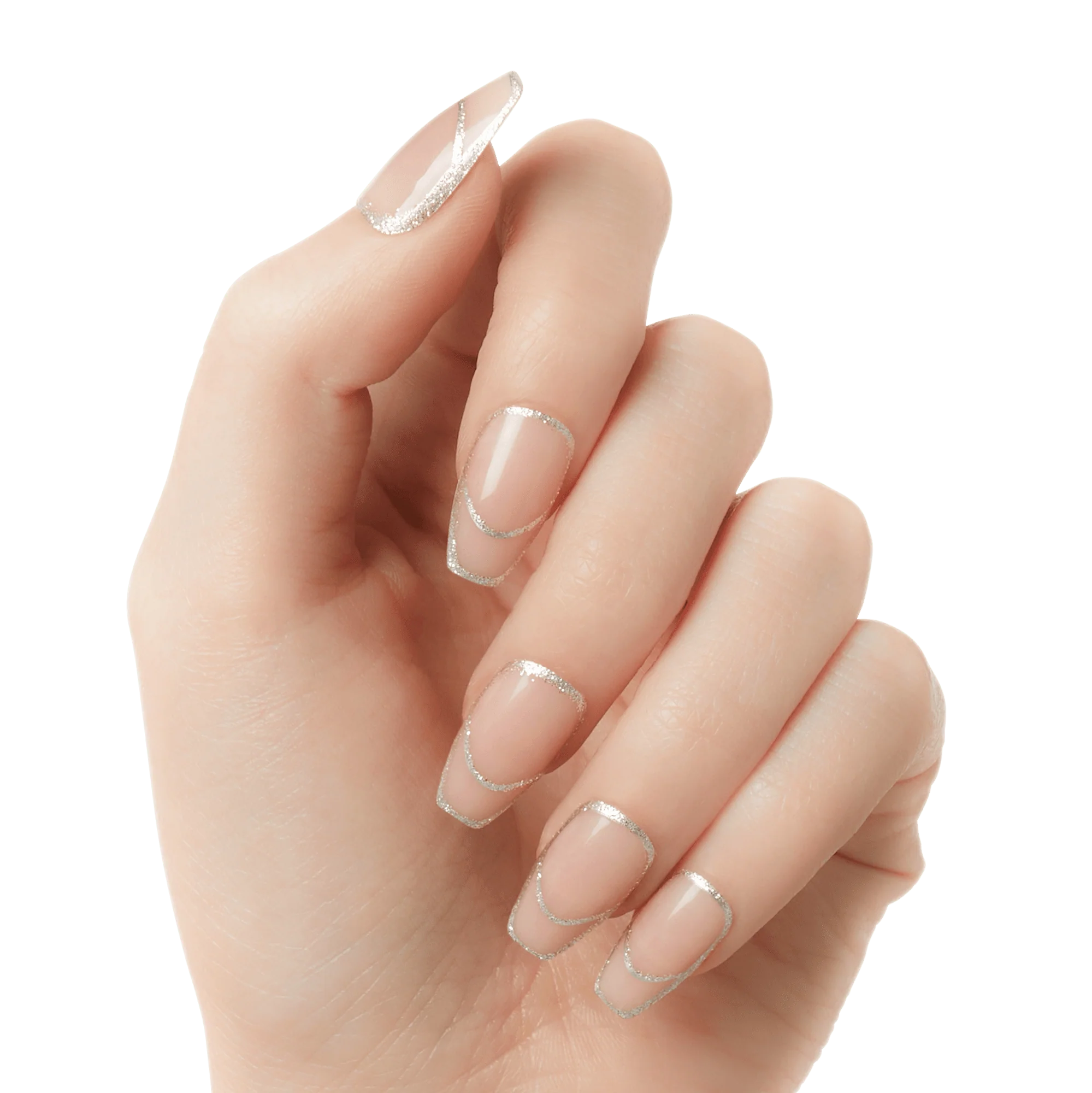 KISS Classy Press On Glue Nails - New Nail, New Me