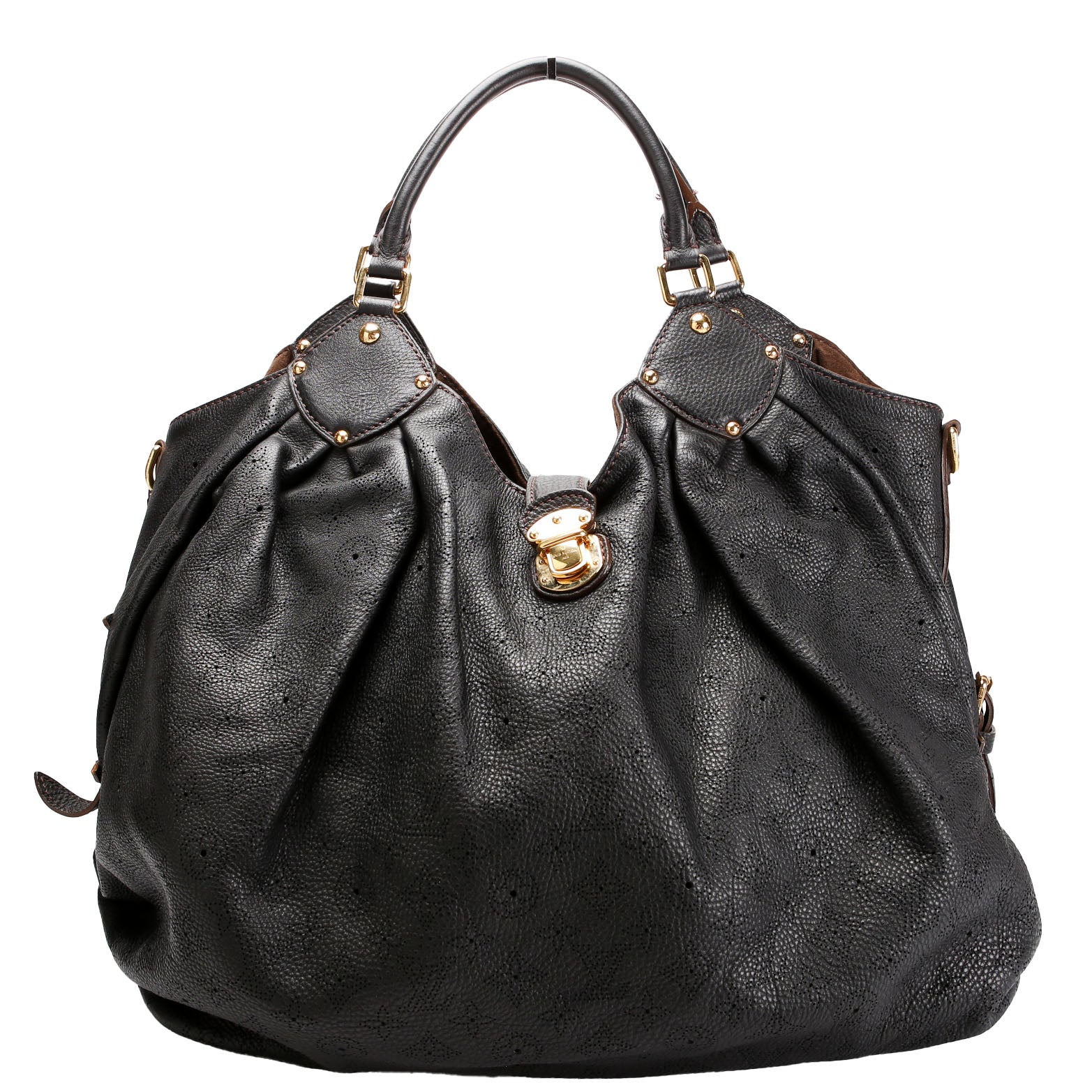 LOUIS VUITTON XL Mahina Hobo Black