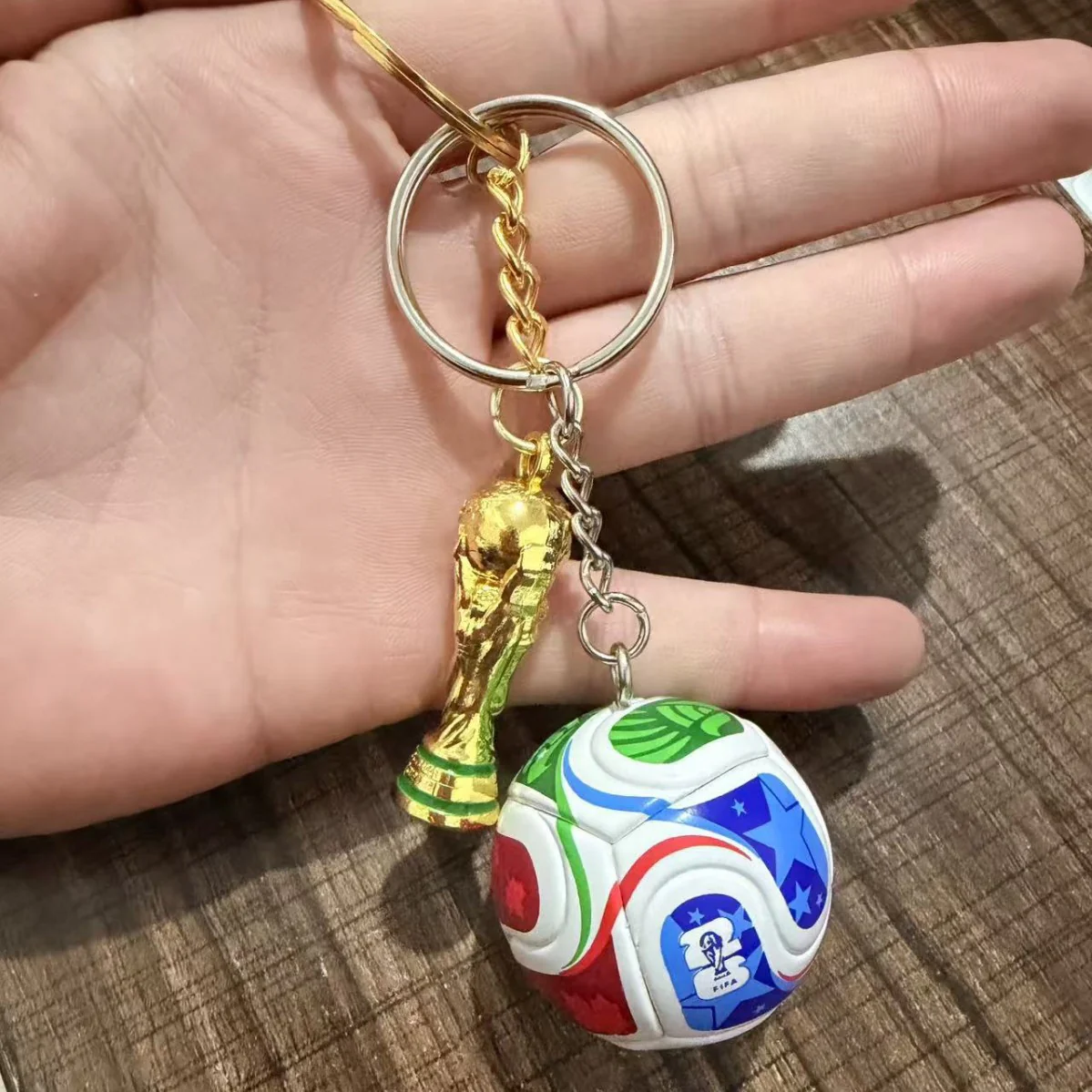 Football keychain for the 2026 World Cup in the US, Canada, and Mexico, new cross-border souvenir accessories, fan merchandise, exquisite pendant