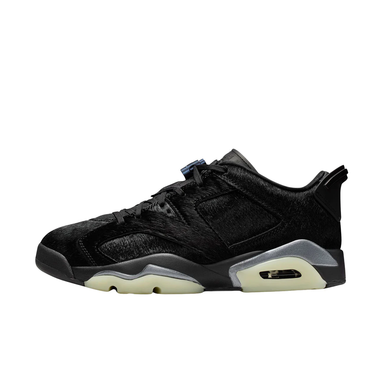 WMNS Air Jordan 6 Retro Low (Black/black-black)