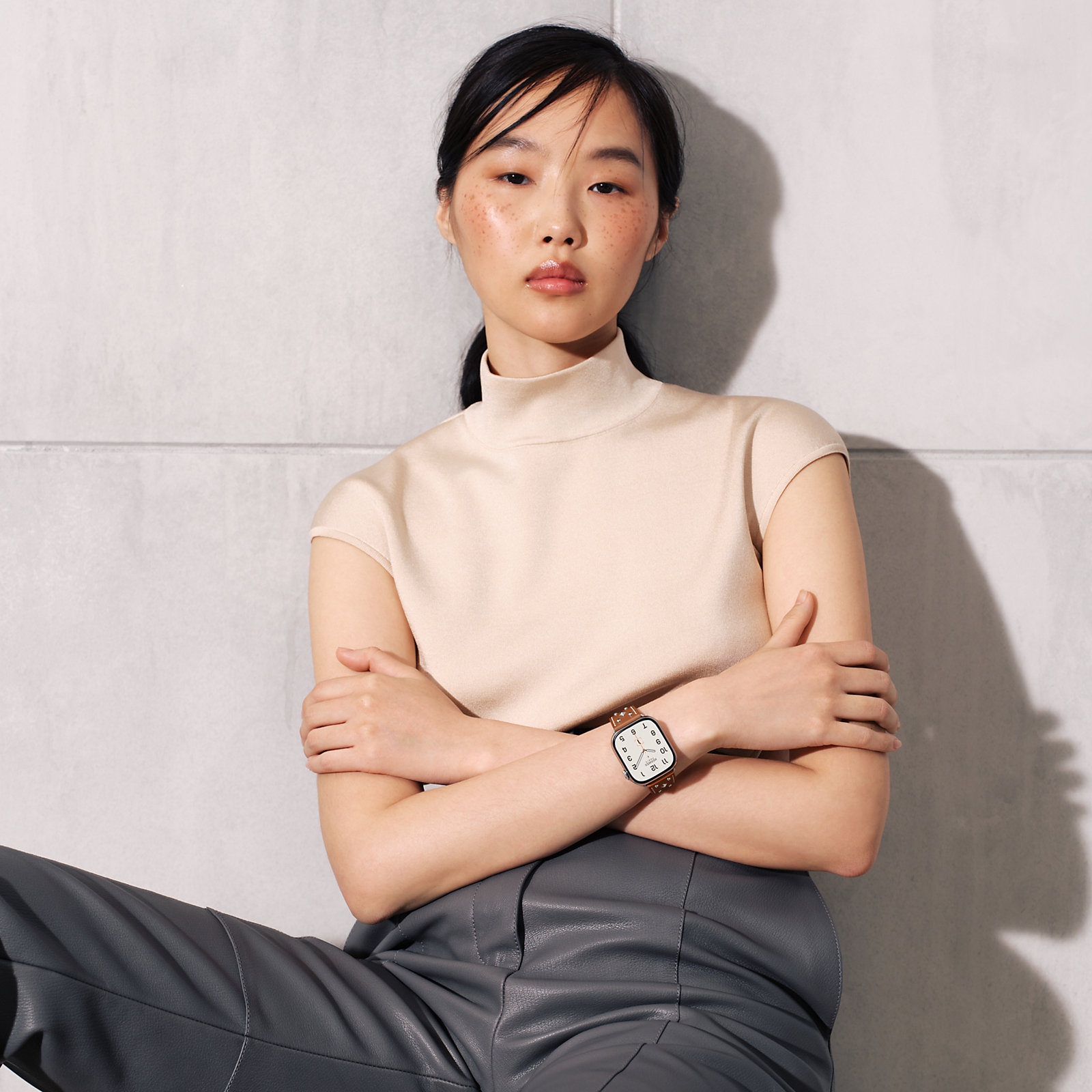 Band Apple Watch Hermès Single Tour 42 mm Clou Medor Rock