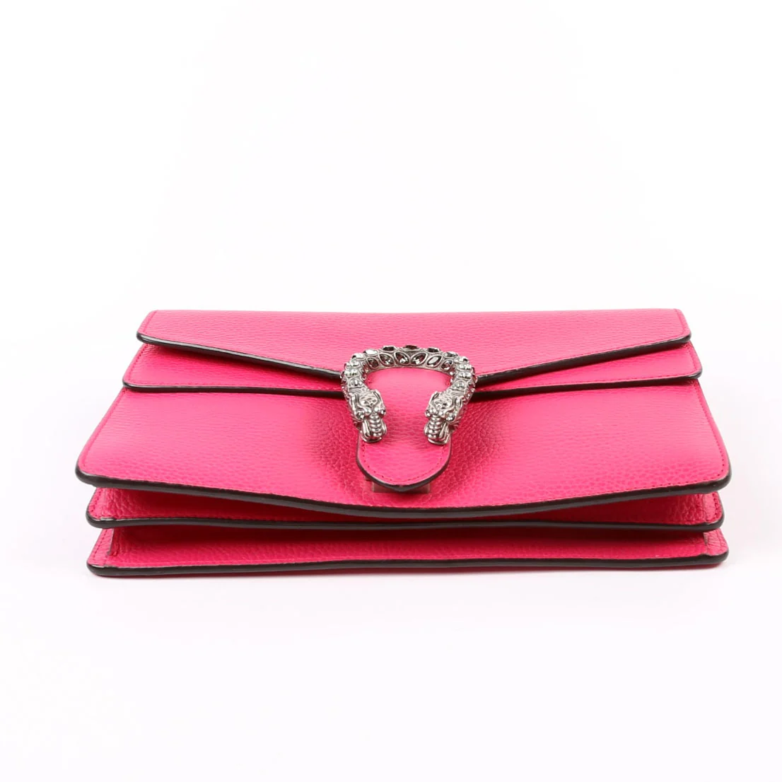 400249 Dionysus Leather Shoulder Small Pink