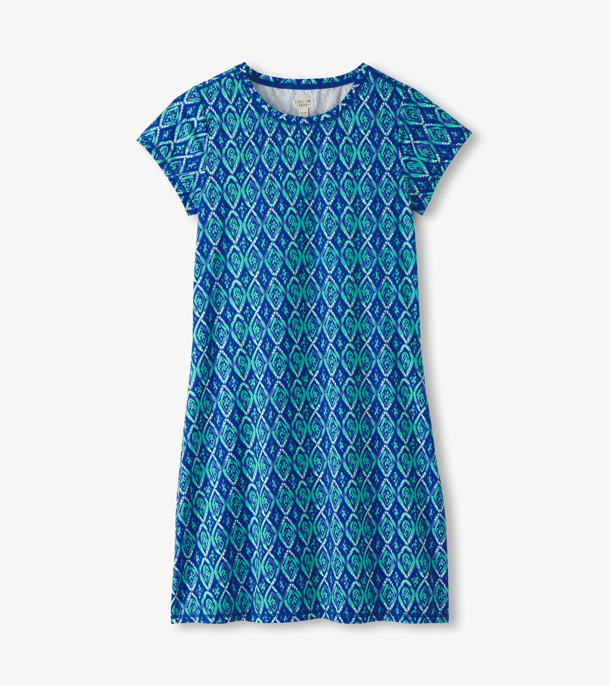 Women's Painted Diamonds T-Shirt Dress