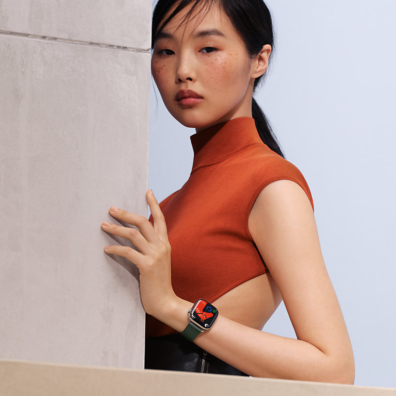Series 11 case & Band Apple Watch Hermès Single Tour 42 mm