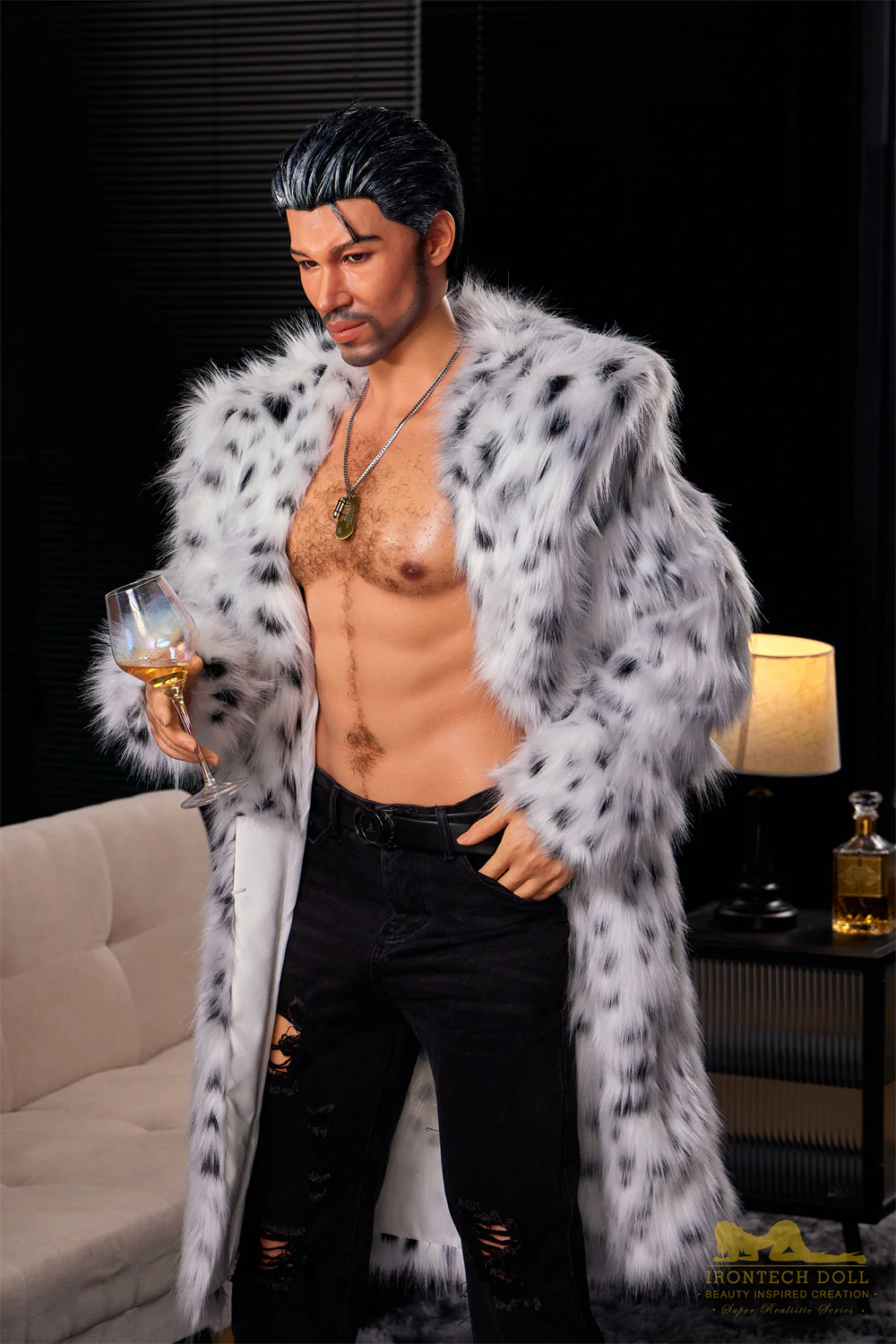 Irontechdoll Anthony 5ft58 / 170cm #M7 Full Silicone Real-life Cool Male Sex Doll