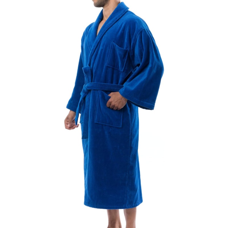 Alpine Swiss Pure Cotton Terry Cloth Men's Bathrobe