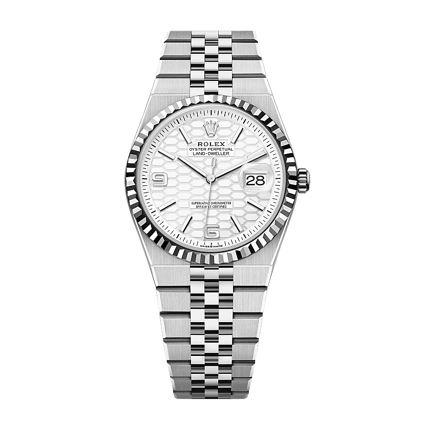 Land-Dweller 36 Oystersteel and white gold - United Luxury