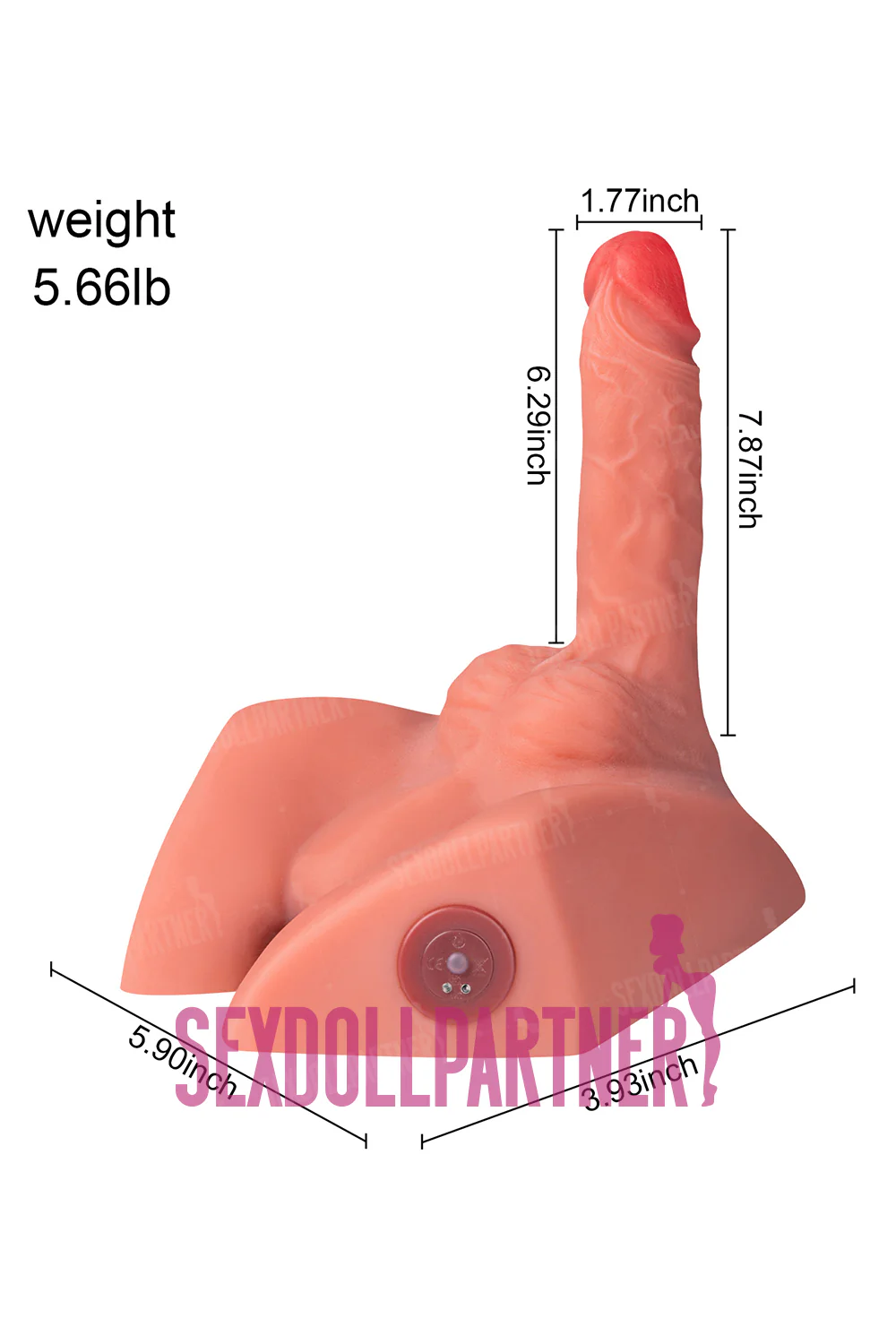US Stock - SQ-MAR30024 TPE Premium Male Ass Sex Doll With Auto-thrusting Dildo