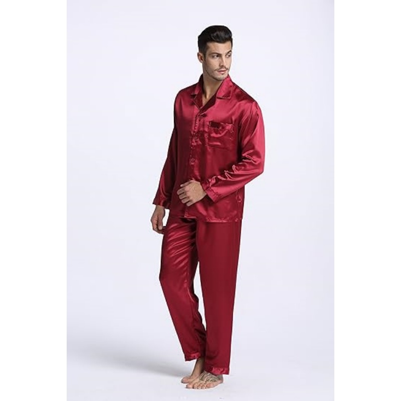 Classic Satin Pajama Set for Men