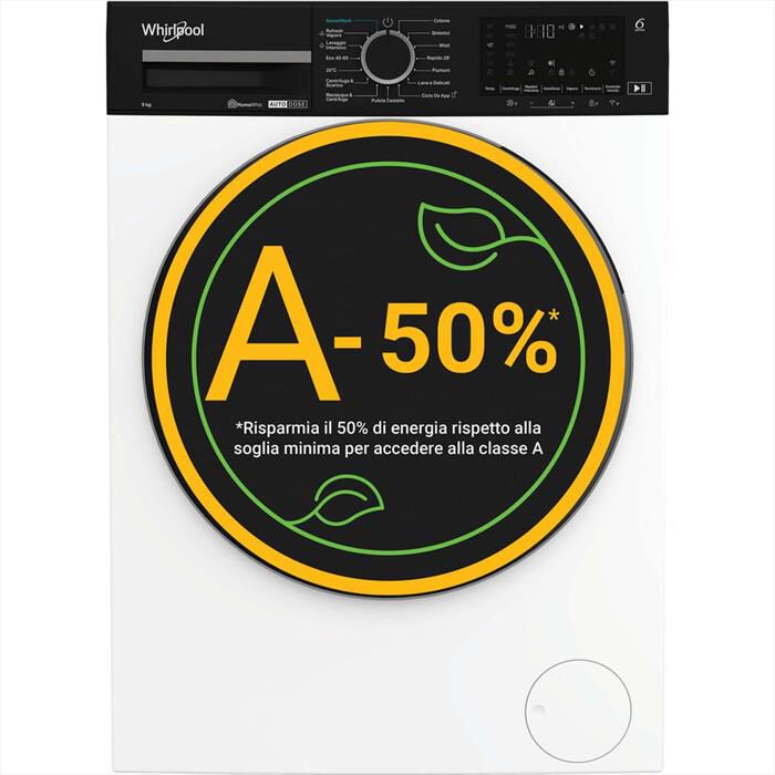 WHIRLPOOL - Lavatrice WPM 911W ADS IT 9 Kg Classe A