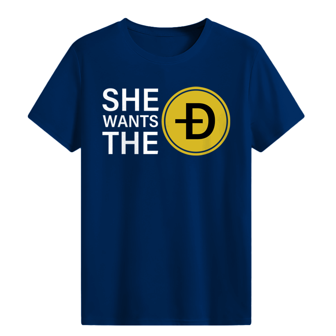 She Wants The Dogecoin T-shirt