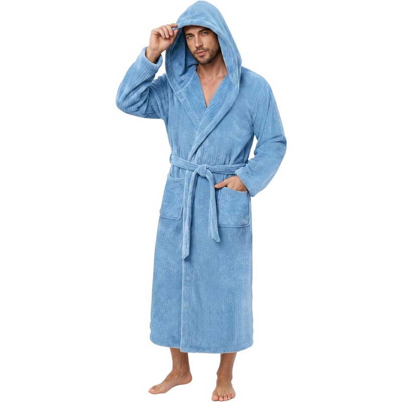 Men's Bathrobes with Hood