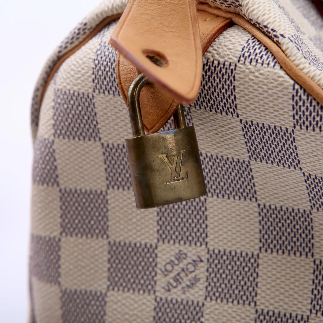 Speedy 25 Damier Azur
