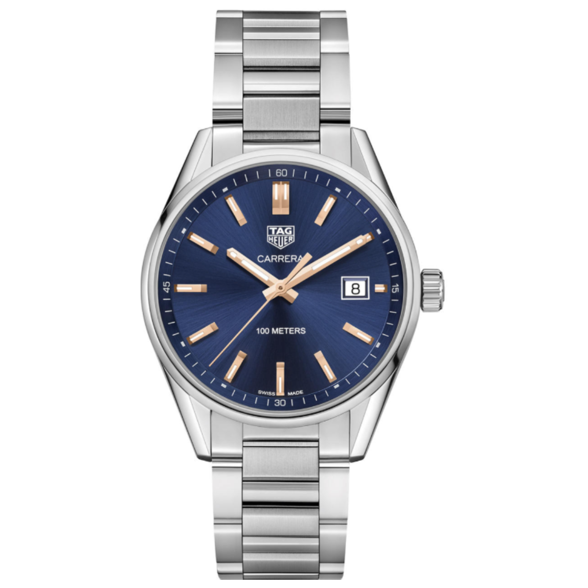 Tag Heuer Carrera Blue Dial Women's Luxury Quartz Watch WAR1112.BA0601 39mm