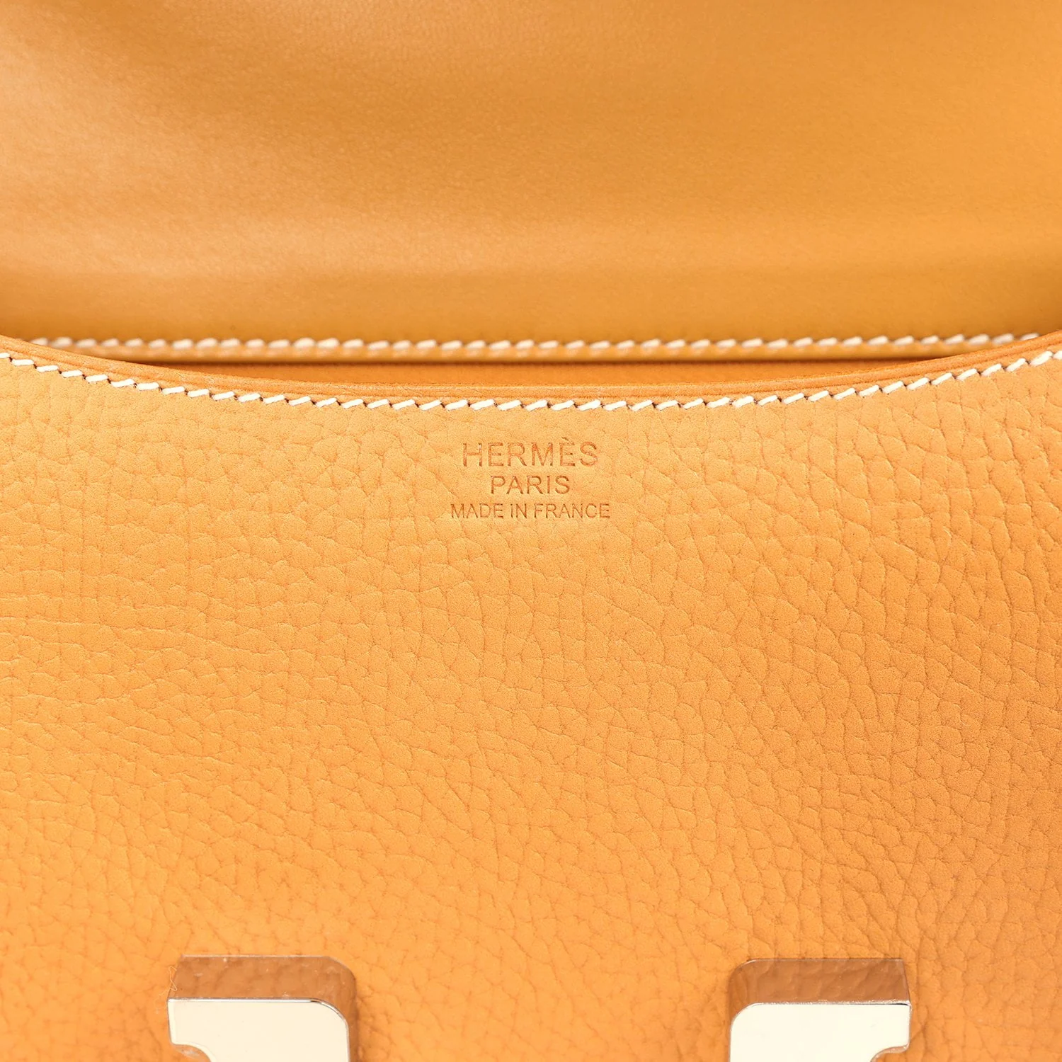Hermes Constance 24 Naturel Sable Vache Naturel Graine Palladium Hardware