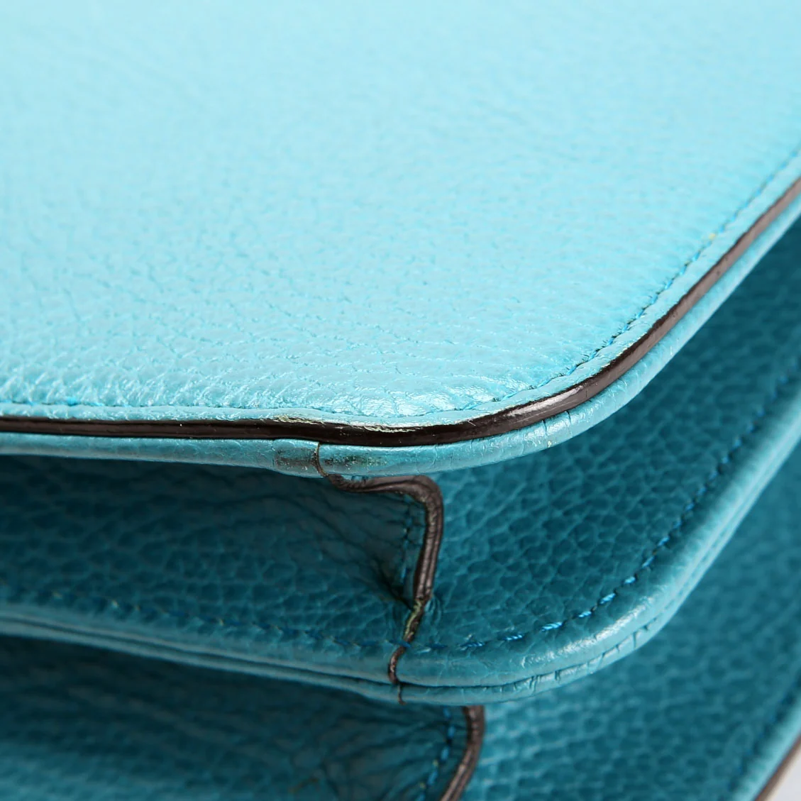 510303 Interlocking GG Shoulder Turquoise