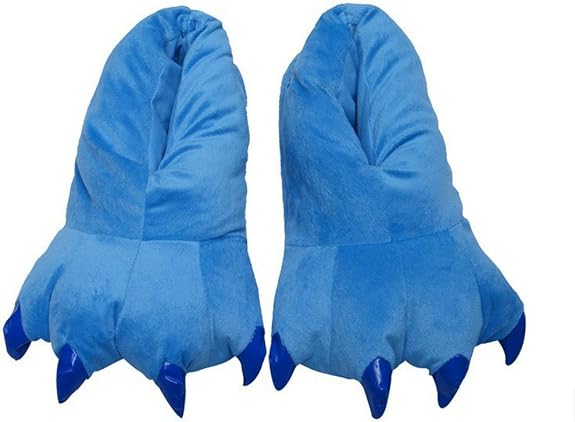 Unisex Soft Paw Claw Home Slippers Animal Costume Shoes