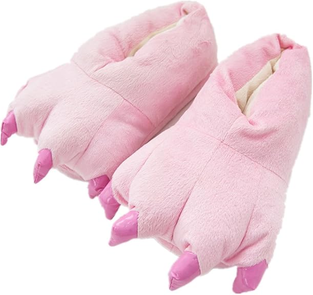 Unisex Soft Paw Claw Home Slippers Animal Costume Shoes