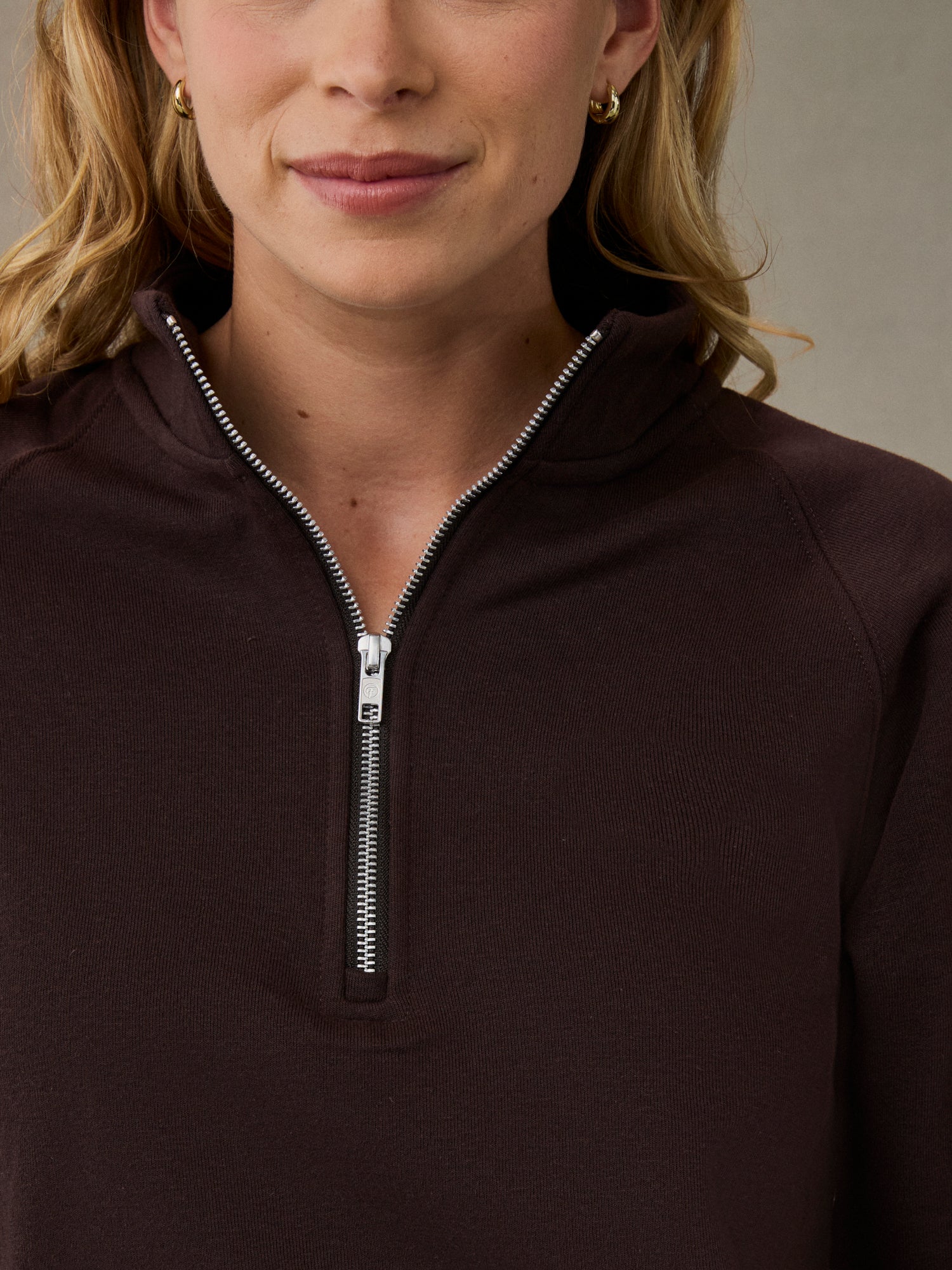 Women's Espresso Half Zip