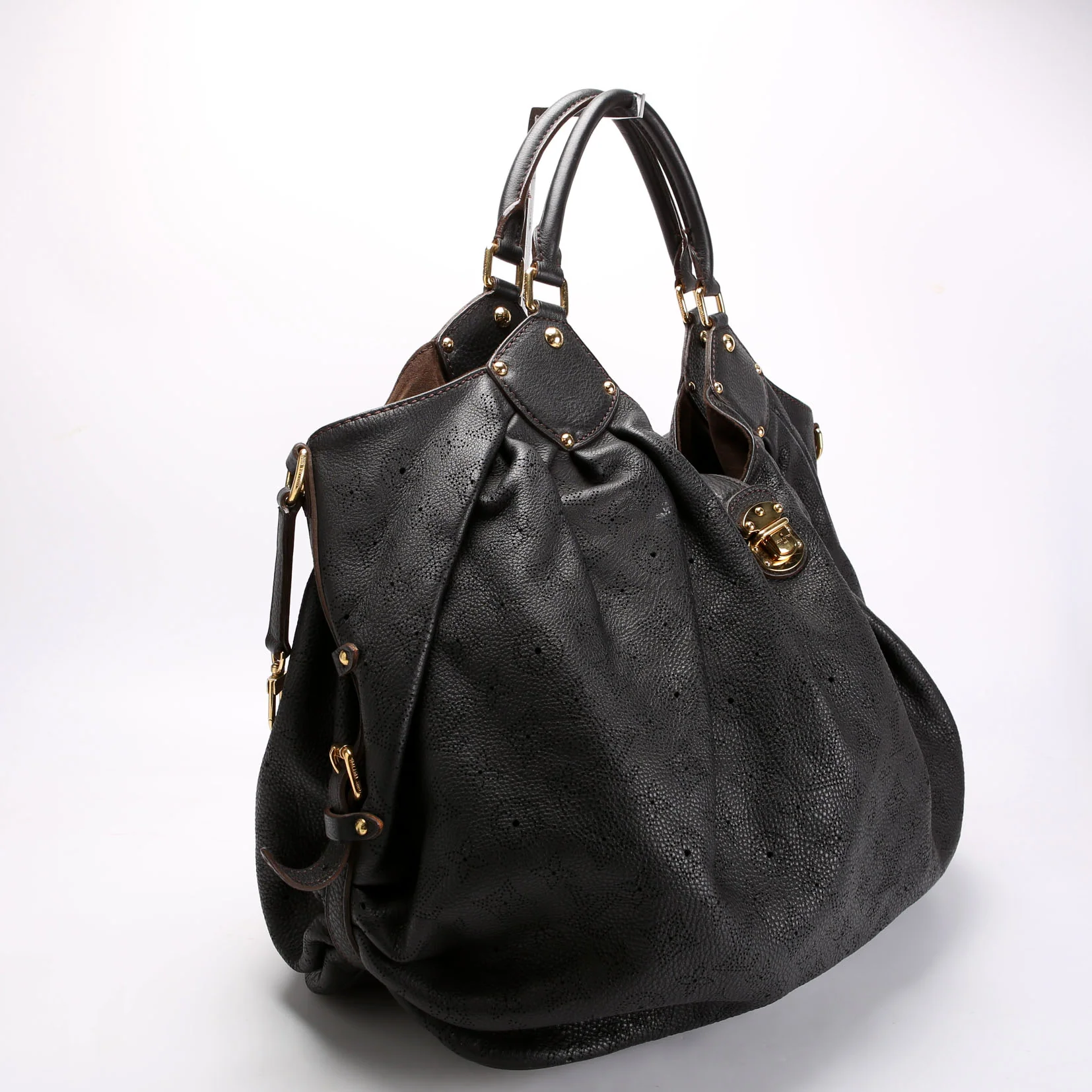 LOUIS VUITTON XL Mahina Hobo Black