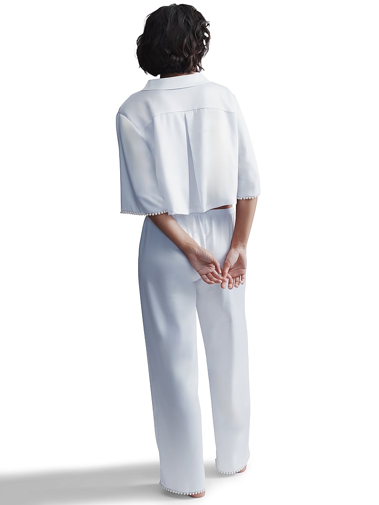 BLUEBELLA Pearl Luxury Satin Shirt
