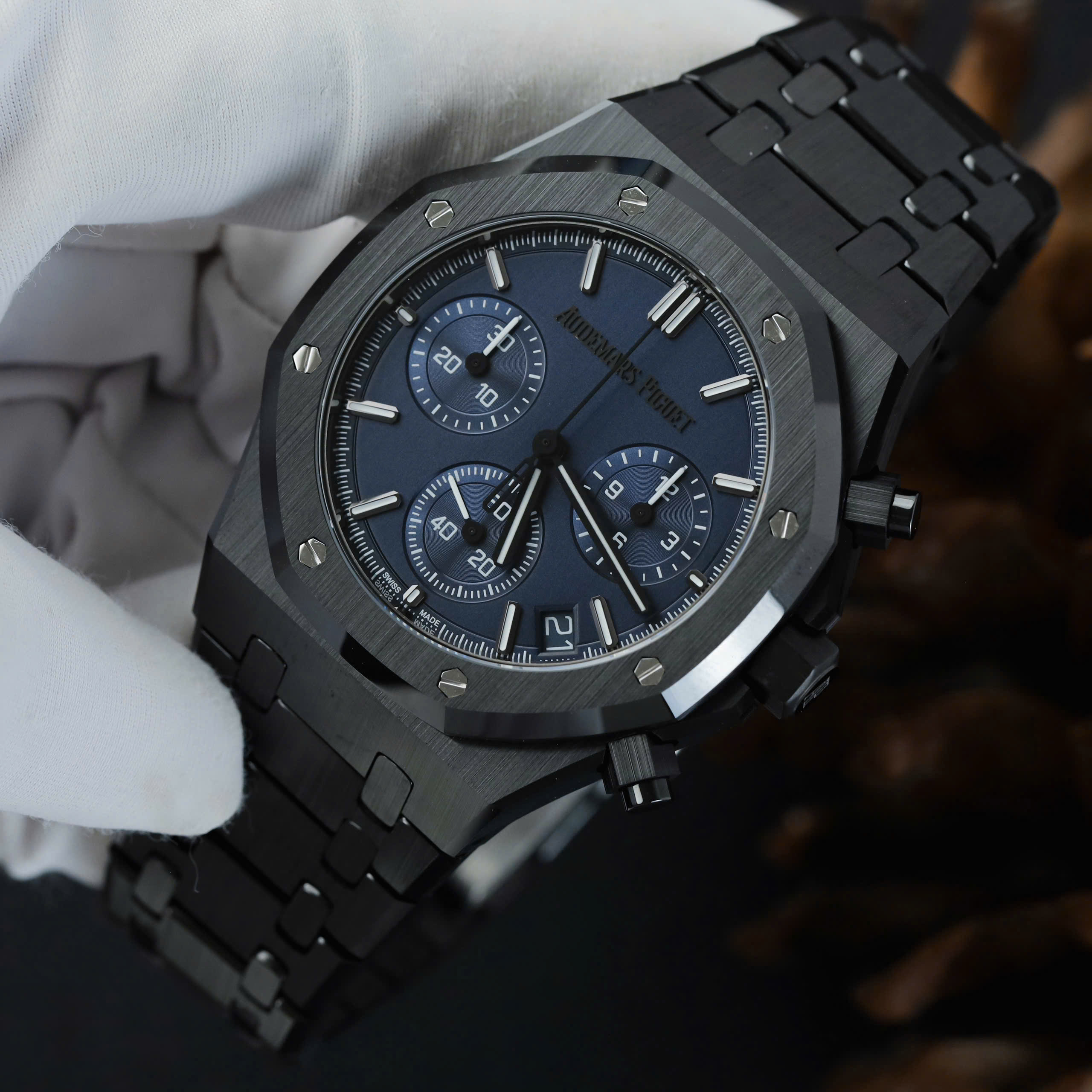 Audemars Piguet Royal Oak Chronograph 26240 Ceramic Case Charcoal Dial Replica 11 Watch APS Factory 41mm