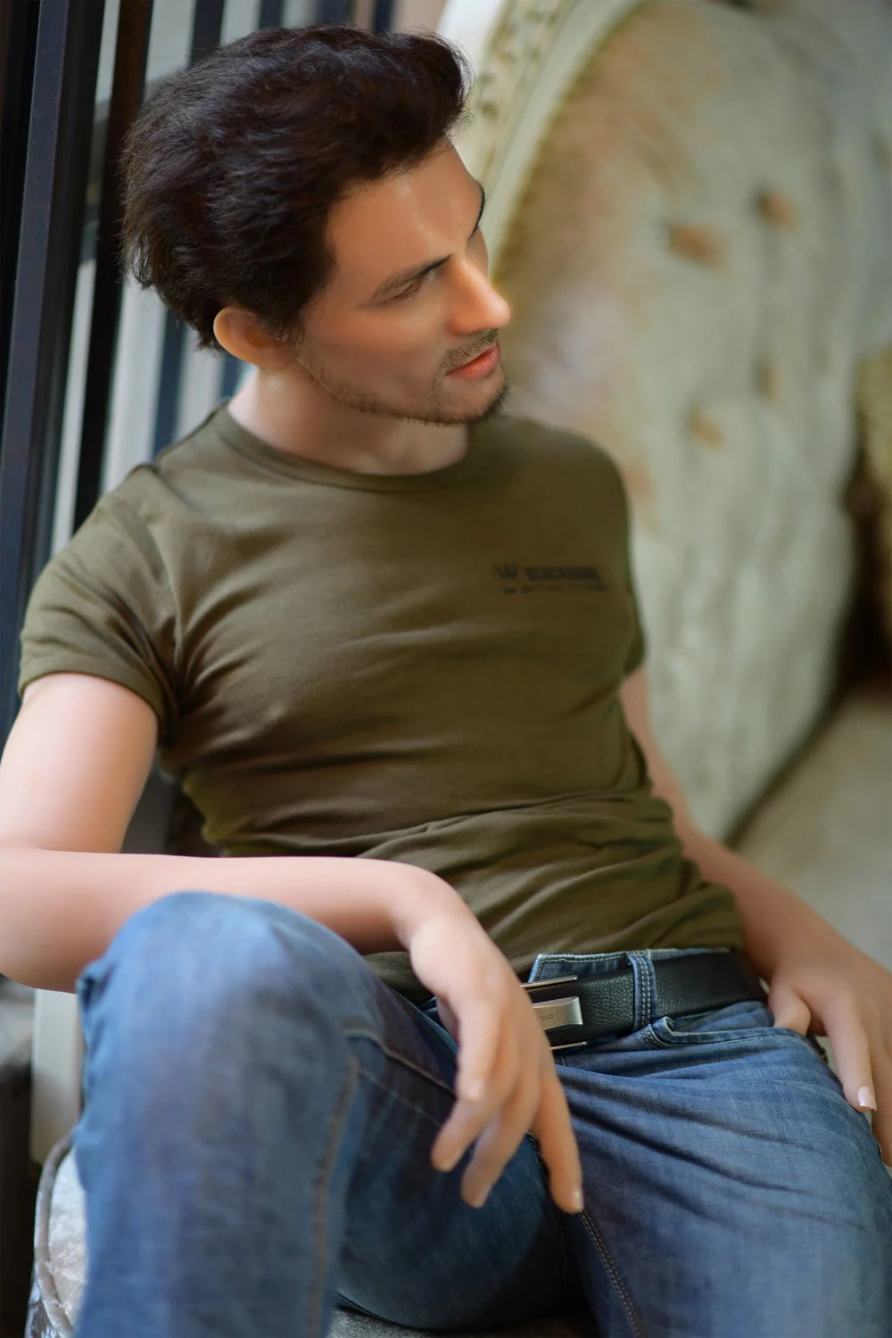 6YE Kaven 5ft58 / 170cm Silicone Head + TPE Body Realistic Male Sex Doll
