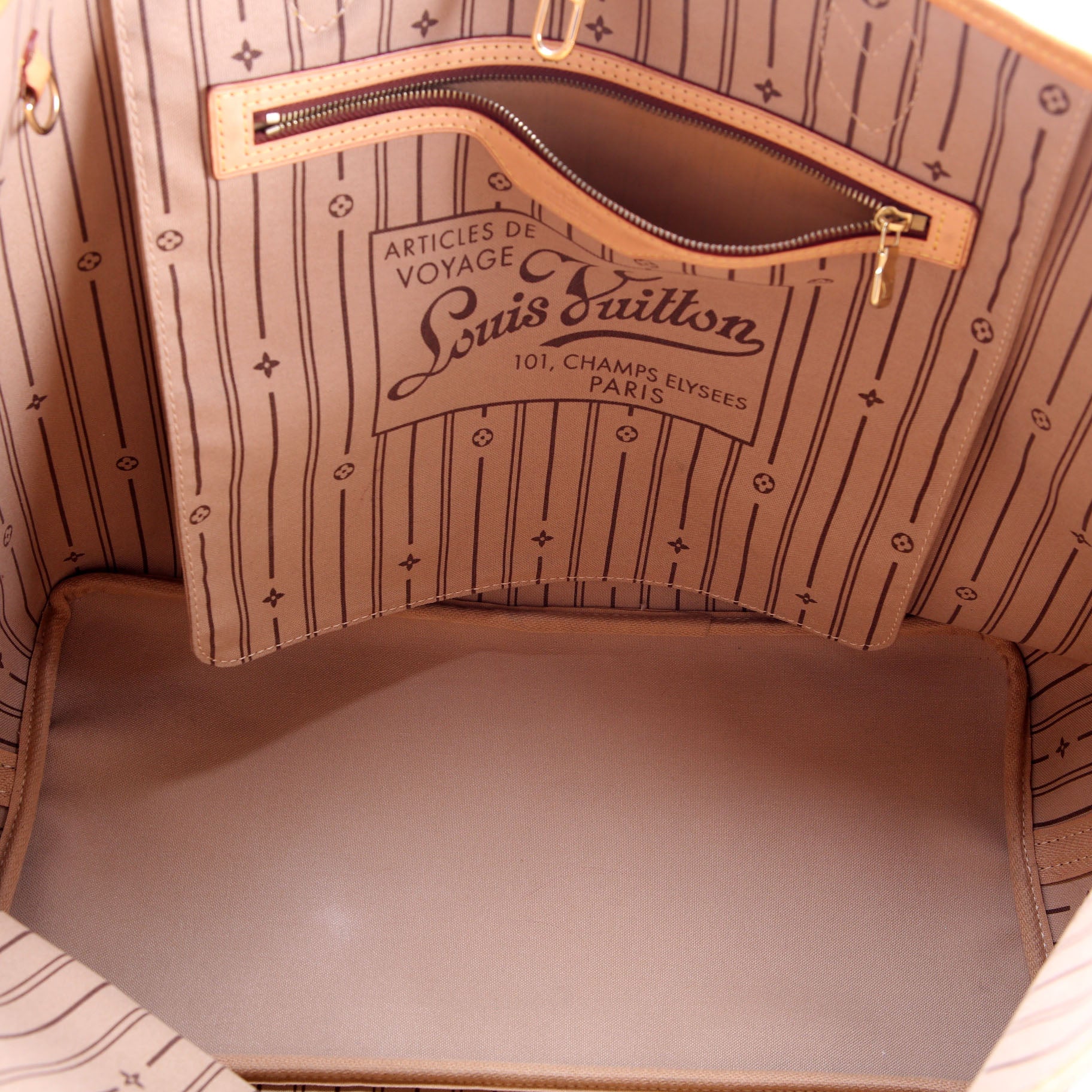 Neverfull GM Monogram Brown/Beige