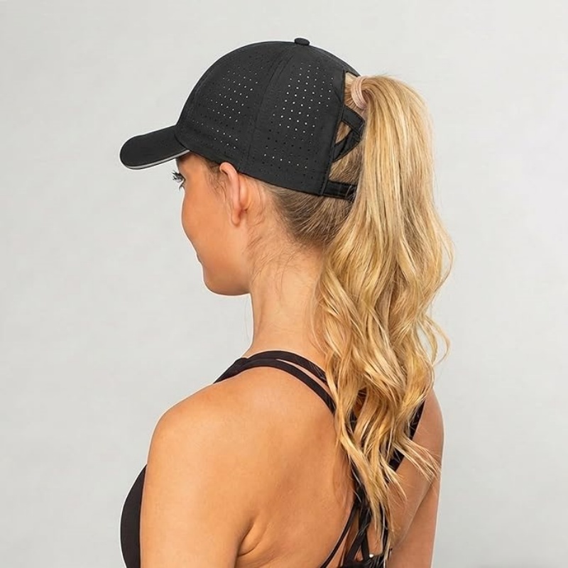Women's Criss-Cross Ponytail Baseball Cap