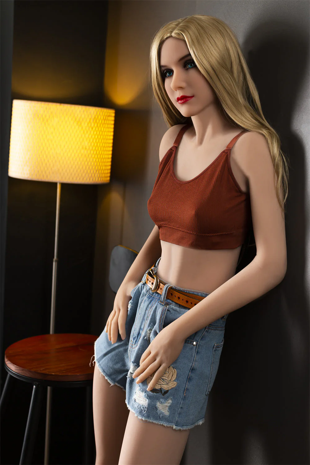 6YE Chipo 5ft45 / 166cm #16 Head TPE Adult Slim Blonde Sex Doll