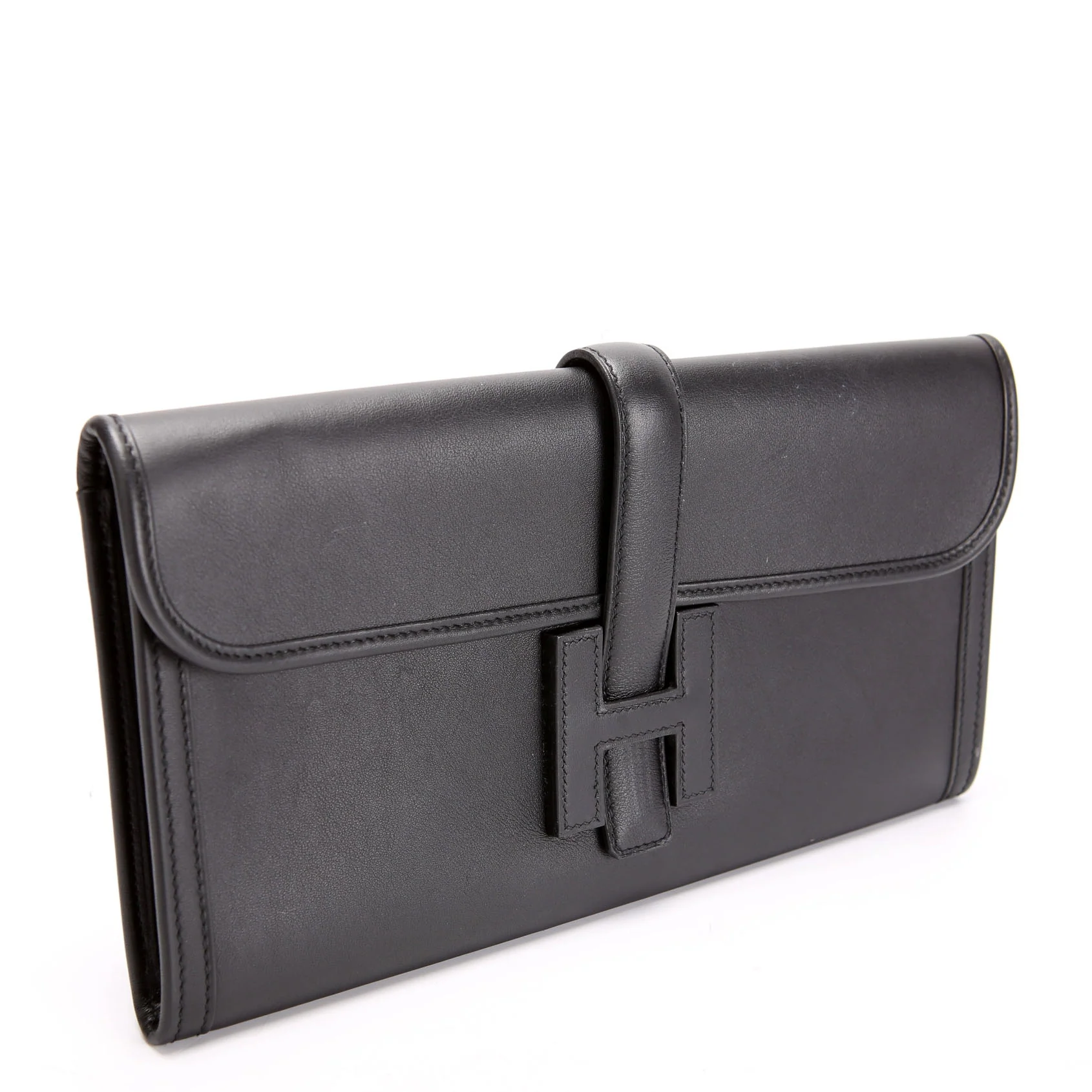 HERMÈS Jige Elan 29 Clutch Swift Black