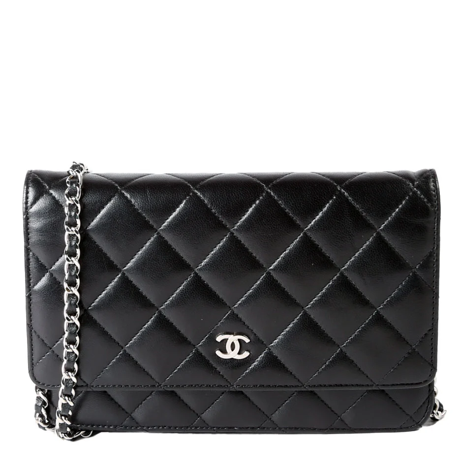 CHANEL WOC Classic Quilted Lambskin Black