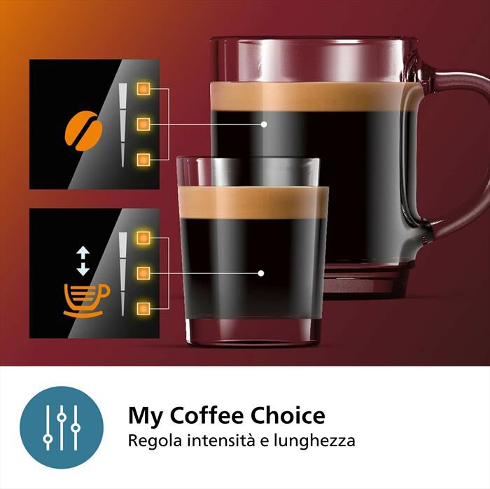 PHILIPS - Macchina da caffè automatica SERIES 800 EP0820/00-nero