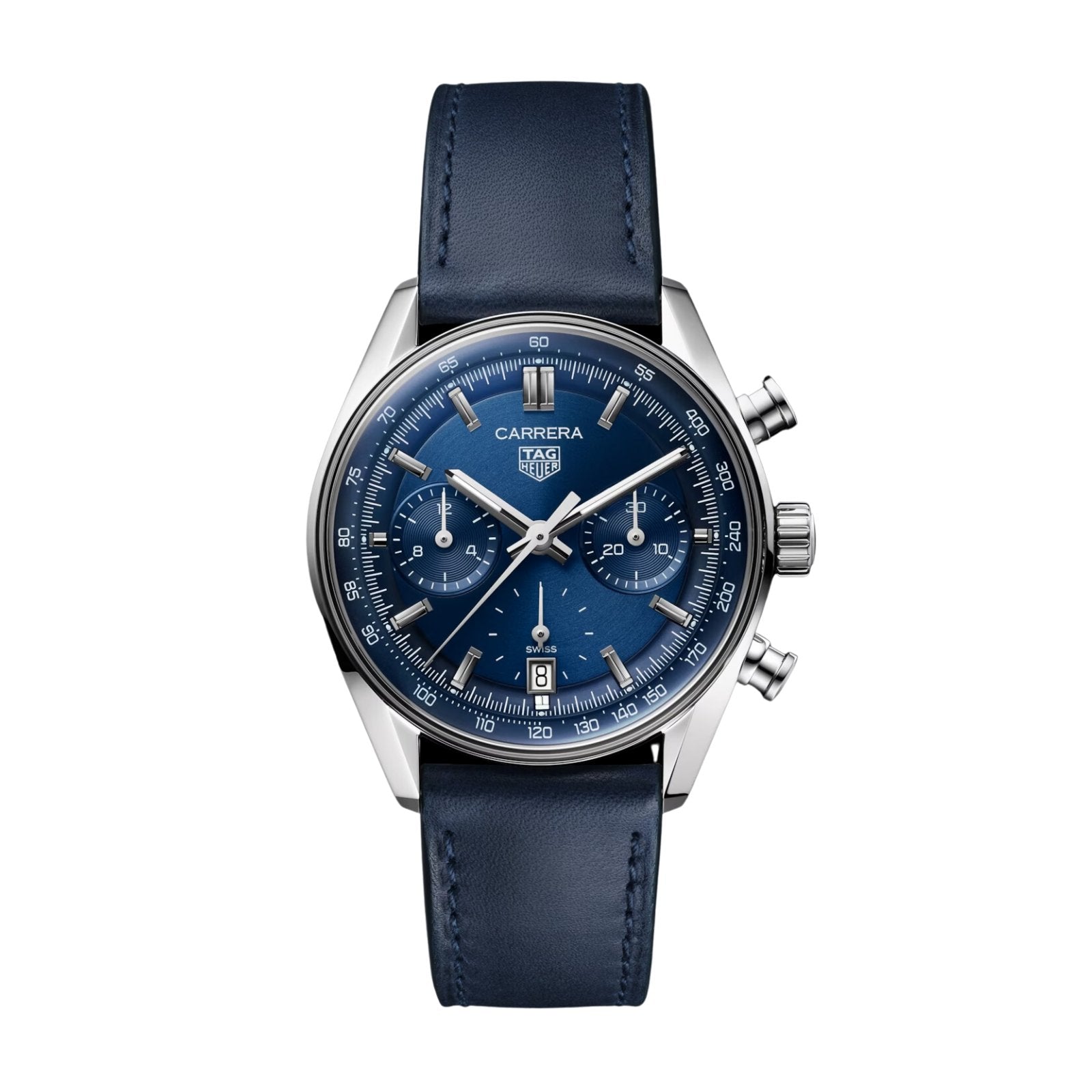 【7A Quality】TAG Heuer Carrera Chronograph 39mm Mens Watch Blue CBS2212.FC6535
