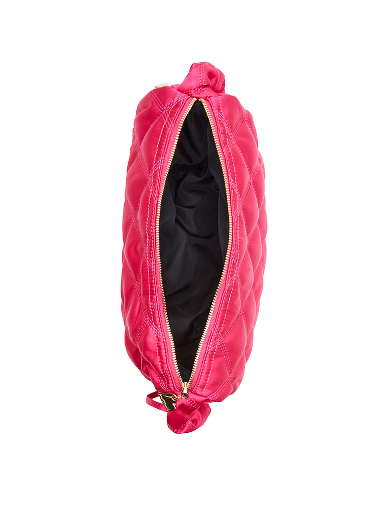 Betsey Johnson Nylon Quilted Adjustable Sling Bag