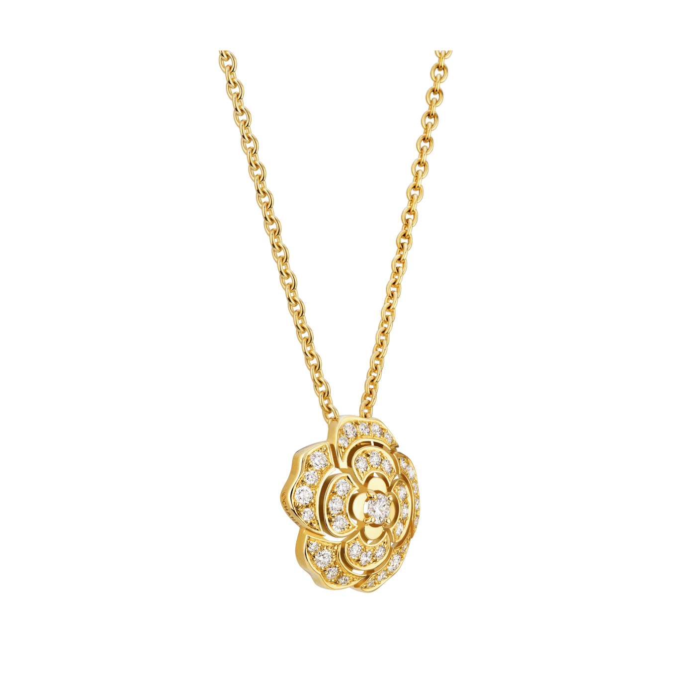 Bouton de Camélia necklace