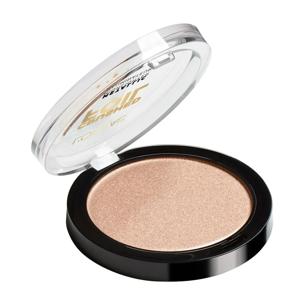 L'Oréal Crushed Foil Metallic Highlighter - 10 Rose Quartz