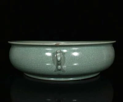 35CM Old Chinese Ru Yao Ru Kiln Brush Washer N290