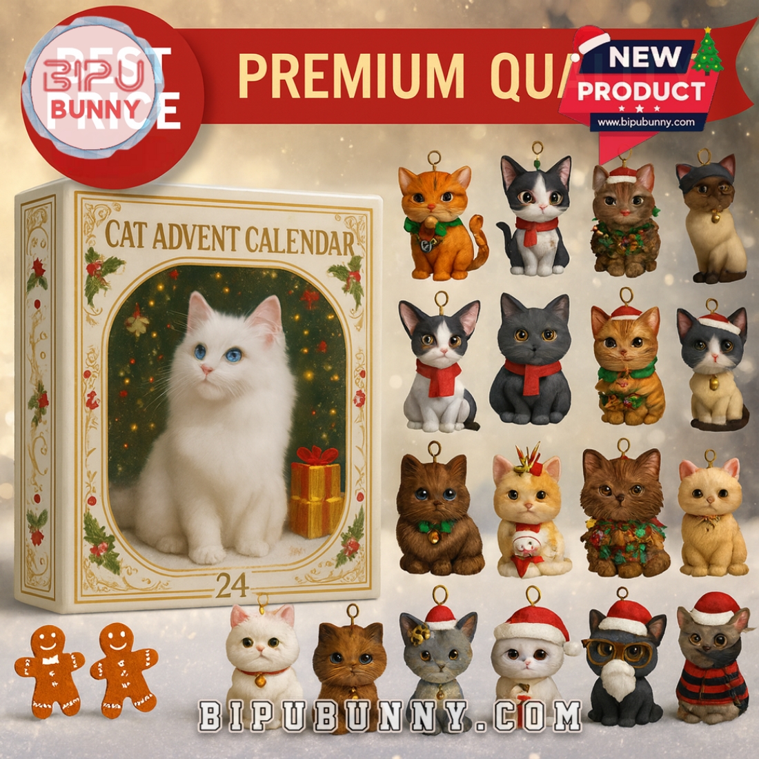 Christmas Cat Advent Calendar 2026