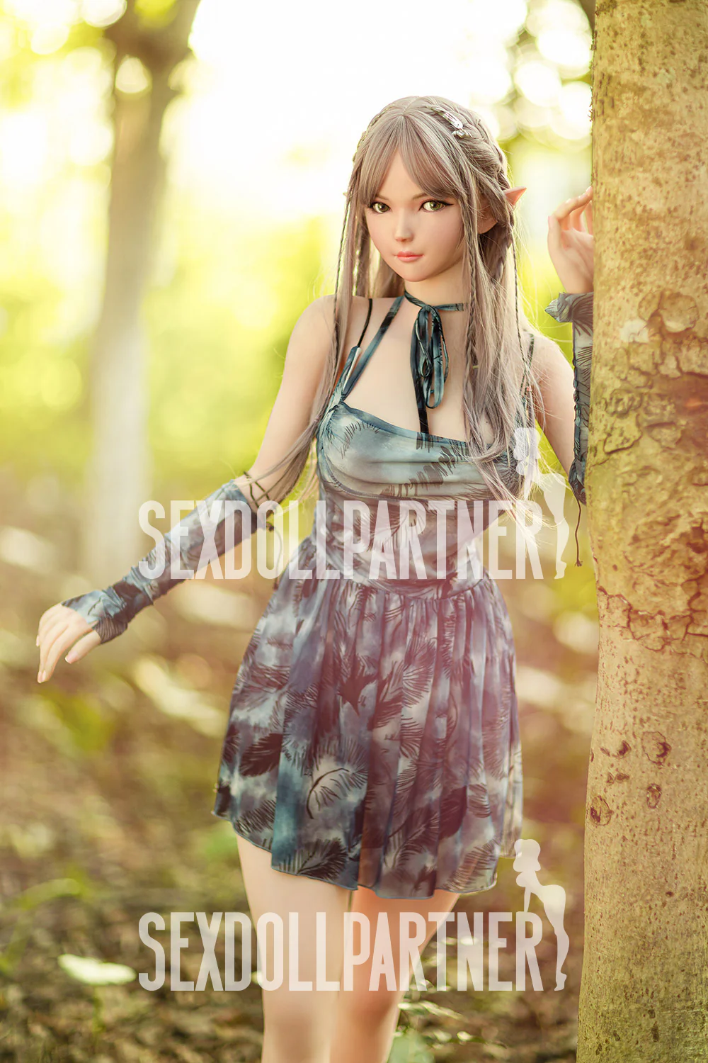 US Stock - RIDMII Aggie Unique Design 5ft34/ 163cm Silicone Head ELF Hentai Sex Doll