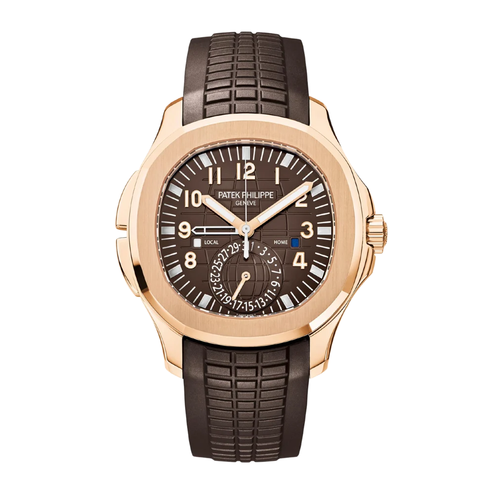 Patek Philippe Aquanaut Travel Time Rose Gold 5164R-001 Replica