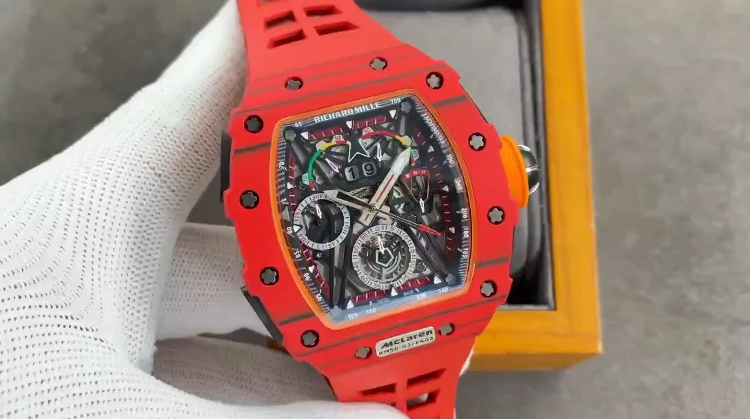 【7A Quality】Richard Mille RM 50-04 Tourbillon Split-Seconds Chronograph Kimi Raikkonen Red