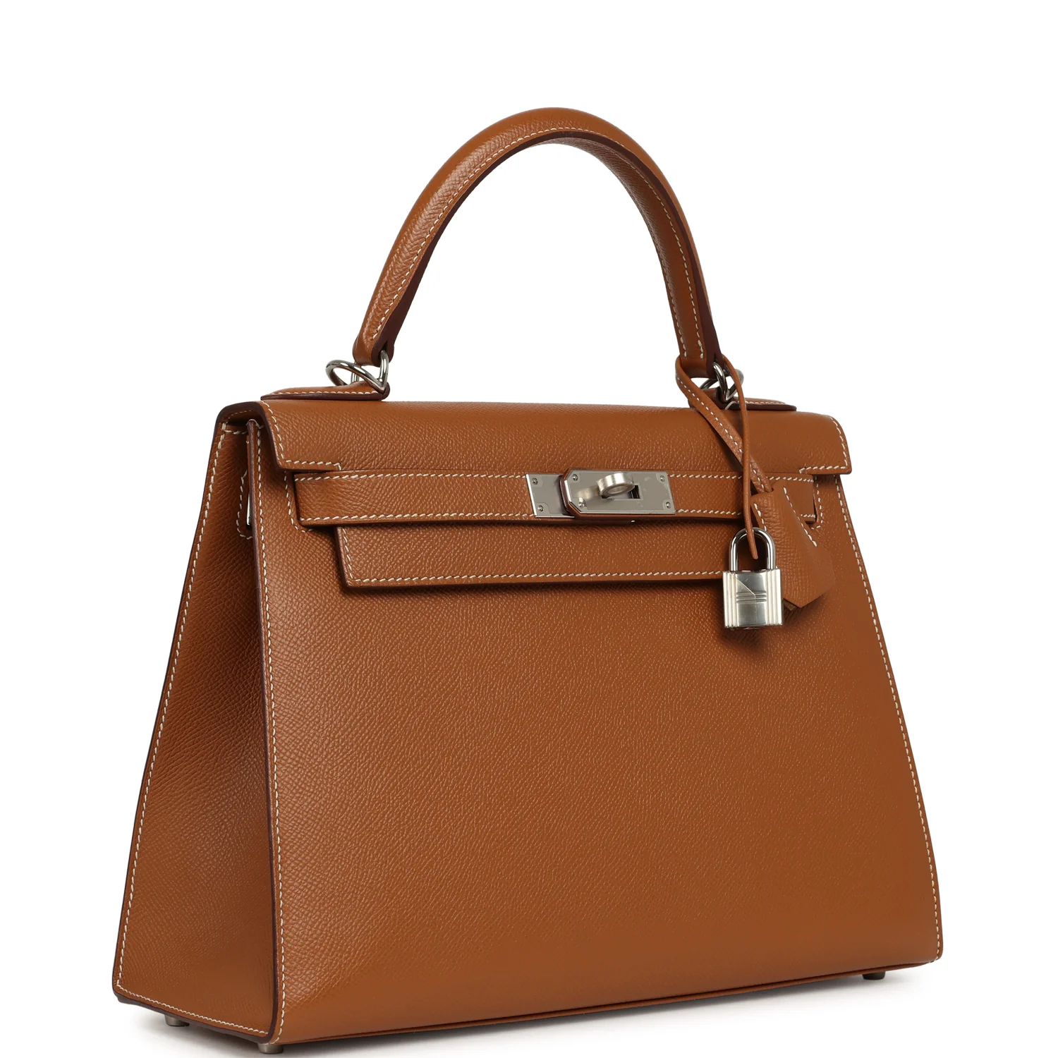Hermes Kelly Sellier 28 Gold Verso Epsom Palladium Hardware