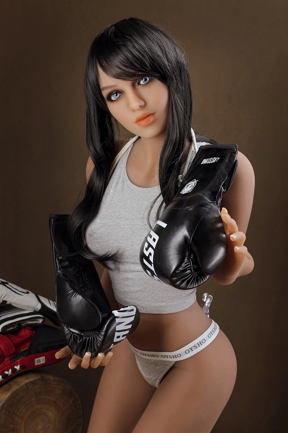 Ella 5ft45 / 166cm #174 Head TPE Small Breastes Boxing Girl Full Size Realistic Sex Doll