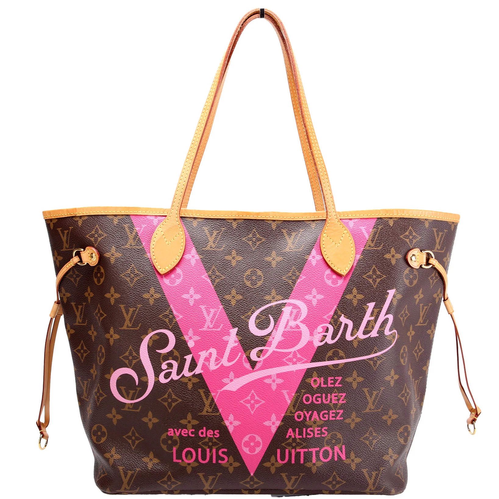 LOUIS VUITTON Neverfull MM Saint Barth V Monogram